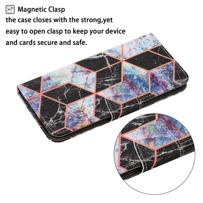 Coloured Drawing Pattern Horizontal Flip PU Leather Case with Holder & Card Slots & Wallet & Lanyard, For Samsung Galaxy A22 4G