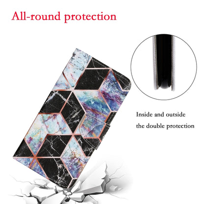 Coloured Drawing Pattern Horizontal Flip PU Leather Case with Holder & Card Slots & Wallet & Lanyard, For Samsung Galaxy A22 4G