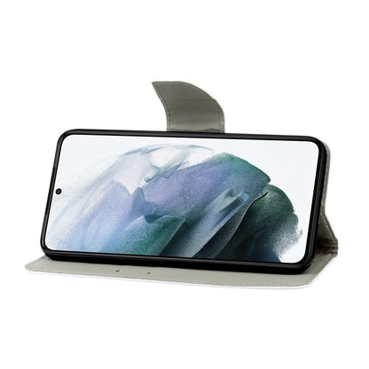 Coloured Drawing Pattern Horizontal Flip PU Leather Case with Holder & Card Slots & Wallet & Lanyard, For Samsung Galaxy S21 FE