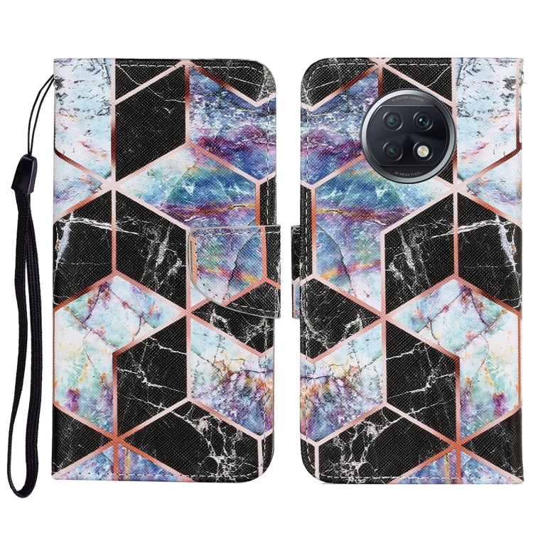 Coloured Drawing Pattern Horizontal Flip PU Leather Case with Holder & Card Slots & Wallet & Lanyard, For Xiaomi Redmi Note 9T