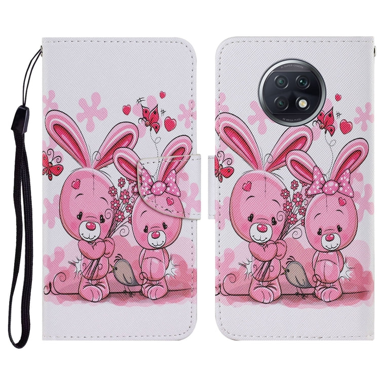 Coloured Drawing Pattern Horizontal Flip PU Leather Case with Holder & Card Slots & Wallet & Lanyard, For Xiaomi Redmi Note 9T