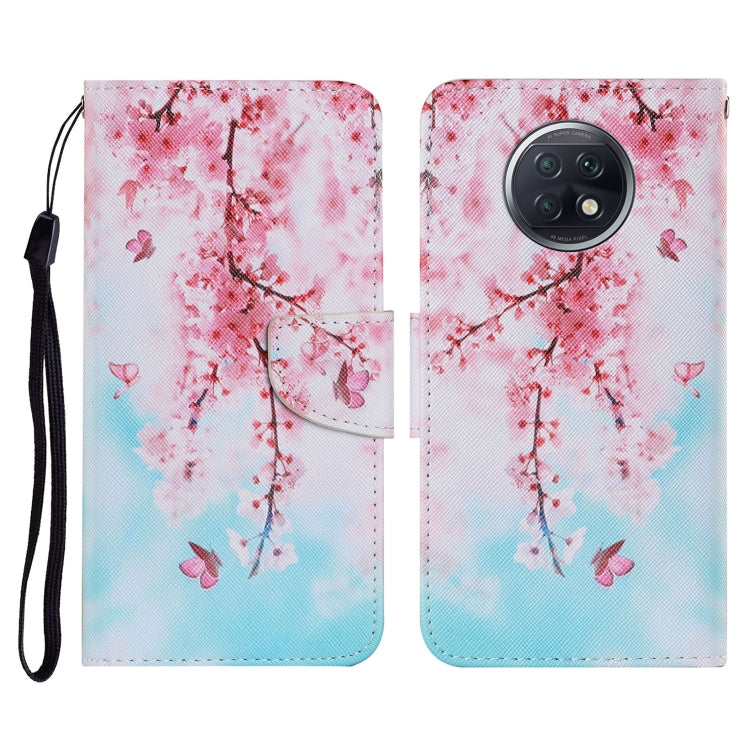 Coloured Drawing Pattern Horizontal Flip PU Leather Case with Holder & Card Slots & Wallet & Lanyard, For Xiaomi Redmi Note 9T