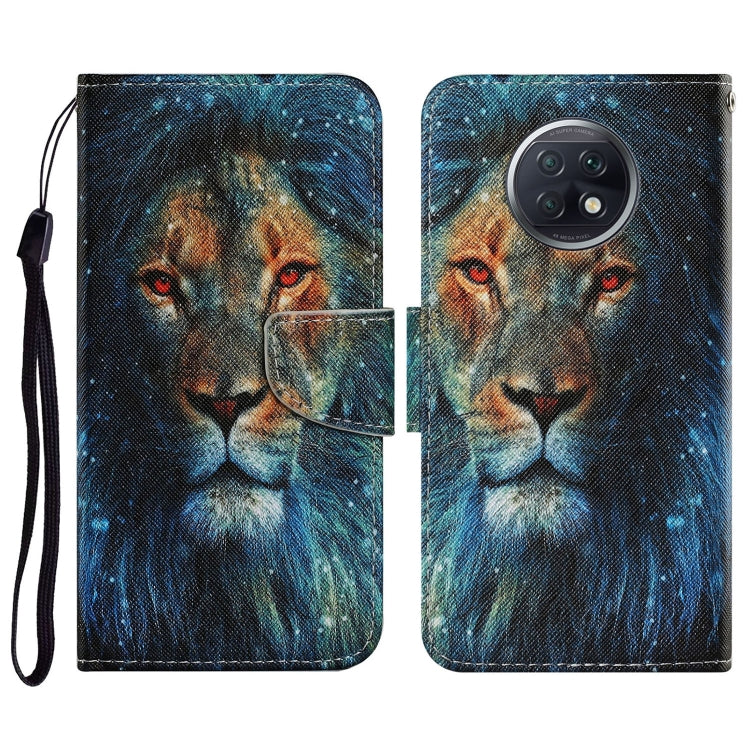 Coloured Drawing Pattern Horizontal Flip PU Leather Case with Holder & Card Slots & Wallet & Lanyard, For Xiaomi Redmi Note 9T