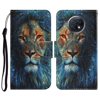 Coloured Drawing Pattern Horizontal Flip PU Leather Case with Holder & Card Slots & Wallet & Lanyard, For Xiaomi Redmi Note 9T