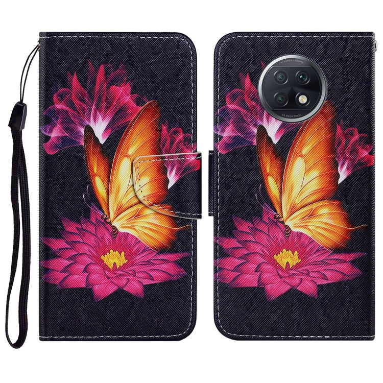 Coloured Drawing Pattern Horizontal Flip PU Leather Case with Holder & Card Slots & Wallet & Lanyard, For Xiaomi Redmi Note 9T