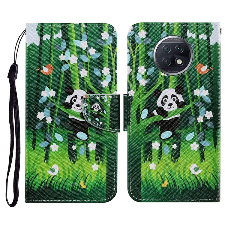 Coloured Drawing Pattern Horizontal Flip PU Leather Case with Holder & Card Slots & Wallet & Lanyard, For Xiaomi Redmi Note 9T