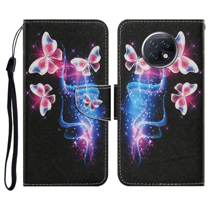 Coloured Drawing Pattern Horizontal Flip PU Leather Case with Holder & Card Slots & Wallet & Lanyard, For Xiaomi Redmi Note 9T