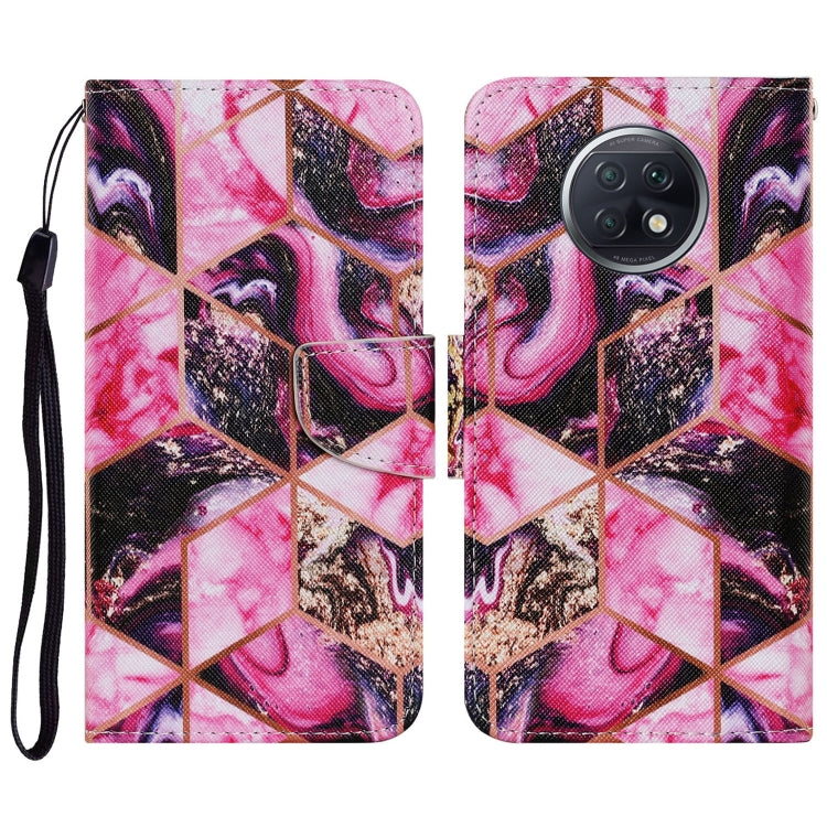 Coloured Drawing Pattern Horizontal Flip PU Leather Case with Holder & Card Slots & Wallet & Lanyard, For Xiaomi Redmi Note 9T