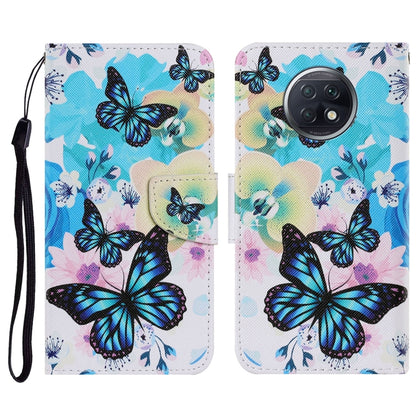 Coloured Drawing Pattern Horizontal Flip PU Leather Case with Holder & Card Slots & Wallet & Lanyard, For Xiaomi Redmi Note 9T
