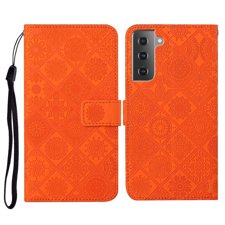 Ethnic Style Embossed Pattern Horizontal Flip Leather Case with Holder & Card Slots & Wallet & Lanyard, For Samsung Galaxy S21 FE, For Samsung Galaxy A52 5G / 4G, For Samsung Galaxy A72 5G / 4G