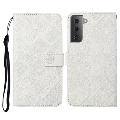Ethnic Style Embossed Pattern Horizontal Flip Leather Case with Holder & Card Slots & Wallet & Lanyard, For Samsung Galaxy S21 FE, For Samsung Galaxy A52 5G / 4G, For Samsung Galaxy A72 5G / 4G