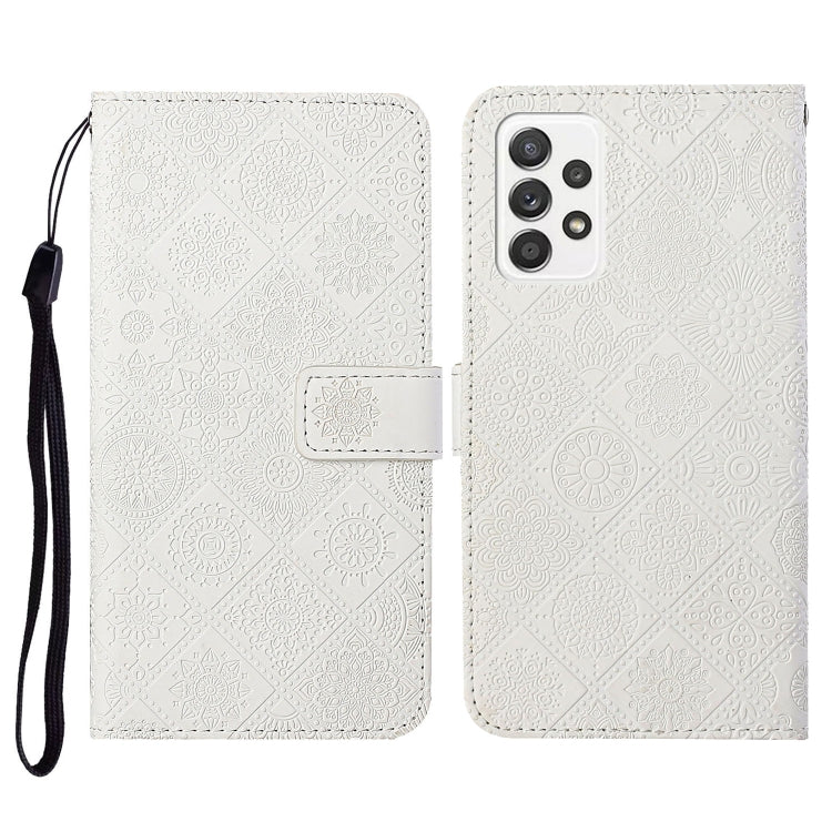 Ethnic Style Embossed Pattern Horizontal Flip Leather Case with Holder & Card Slots & Wallet & Lanyard, For Samsung Galaxy S21 FE, For Samsung Galaxy A52 5G / 4G, For Samsung Galaxy A72 5G / 4G