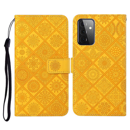 Ethnic Style Embossed Pattern Horizontal Flip Leather Case with Holder & Card Slots & Wallet & Lanyard, For Samsung Galaxy S21 FE, For Samsung Galaxy A52 5G / 4G, For Samsung Galaxy A72 5G / 4G