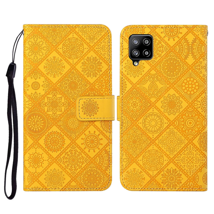 Ethnic Style Embossed Pattern Horizontal Flip Leather Case with Holder & Card Slots & Wallet & Lanyard, For Samsung Galaxy A22  4G, For Samsung Galaxy A22  5G, For Samsung Galaxy A32  4G