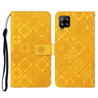 Ethnic Style Embossed Pattern Horizontal Flip Leather Case with Holder & Card Slots & Wallet & Lanyard, For Samsung Galaxy A22  4G, For Samsung Galaxy A22  5G, For Samsung Galaxy A32  4G