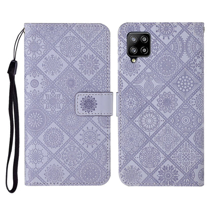 Ethnic Style Embossed Pattern Horizontal Flip Leather Case with Holder & Card Slots & Wallet & Lanyard, For Samsung Galaxy A22  4G, For Samsung Galaxy A22  5G, For Samsung Galaxy A32  4G