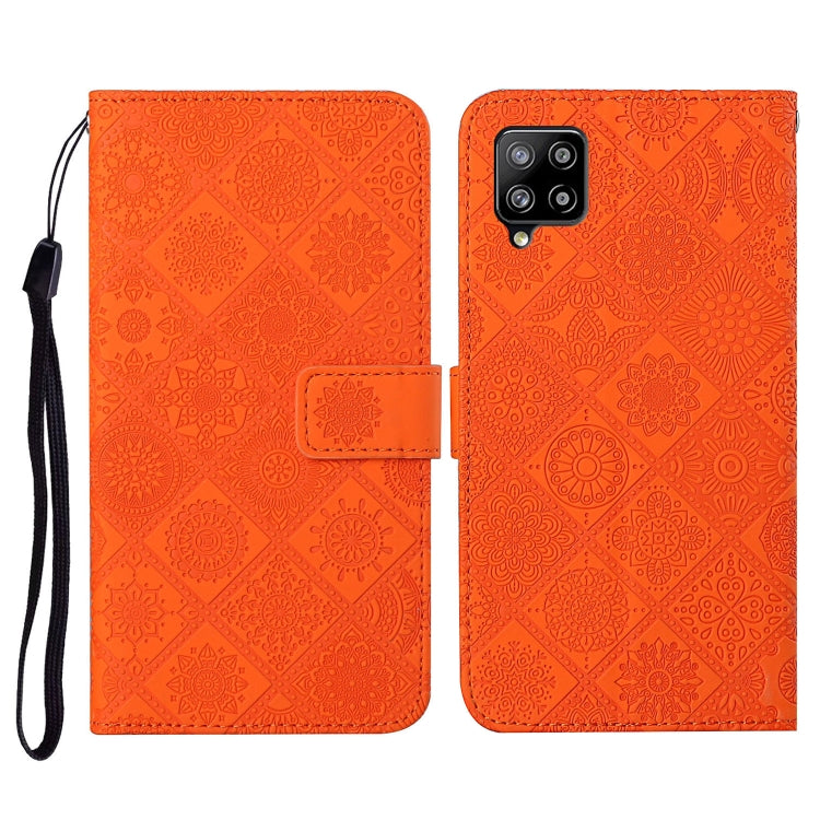 Ethnic Style Embossed Pattern Horizontal Flip Leather Case with Holder & Card Slots & Wallet & Lanyard, For Samsung Galaxy A22  4G, For Samsung Galaxy A22  5G, For Samsung Galaxy A32  4G