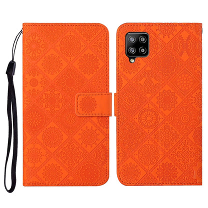 Ethnic Style Embossed Pattern Horizontal Flip Leather Case with Holder & Card Slots & Wallet & Lanyard, For Samsung Galaxy A22  4G, For Samsung Galaxy A22  5G, For Samsung Galaxy A32  4G