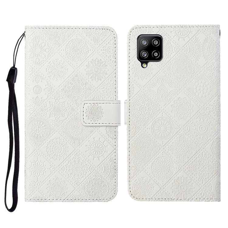 Ethnic Style Embossed Pattern Horizontal Flip Leather Case with Holder & Card Slots & Wallet & Lanyard, For Samsung Galaxy A22  4G, For Samsung Galaxy A22  5G, For Samsung Galaxy A32  4G