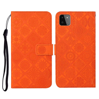 Ethnic Style Embossed Pattern Horizontal Flip Leather Case with Holder & Card Slots & Wallet & Lanyard, For Samsung Galaxy A22  4G, For Samsung Galaxy A22  5G, For Samsung Galaxy A32  4G