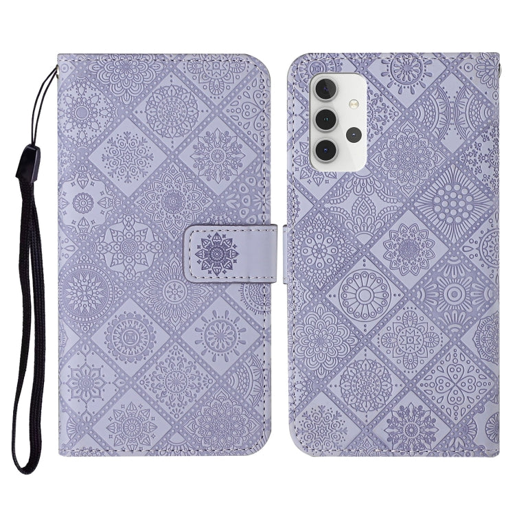 Ethnic Style Embossed Pattern Horizontal Flip Leather Case with Holder & Card Slots & Wallet & Lanyard, For Samsung Galaxy A22  4G, For Samsung Galaxy A22  5G, For Samsung Galaxy A32  4G