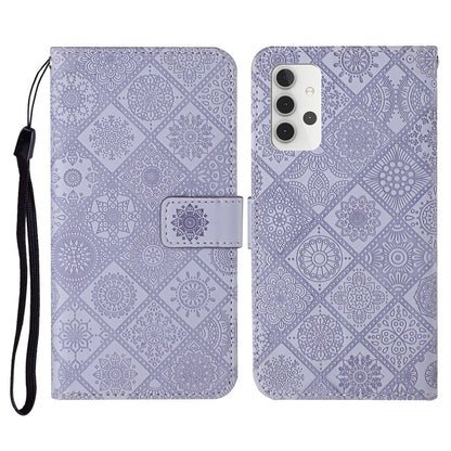 Ethnic Style Embossed Pattern Horizontal Flip Leather Case with Holder & Card Slots & Wallet & Lanyard, For Samsung Galaxy A22  4G, For Samsung Galaxy A22  5G, For Samsung Galaxy A32  4G