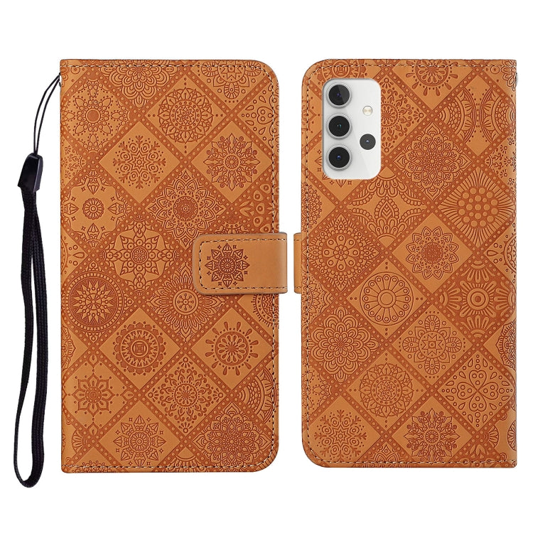 Ethnic Style Embossed Pattern Horizontal Flip Leather Case with Holder & Card Slots & Wallet & Lanyard, For Samsung Galaxy A32  5G, For Xiaomi Redmi Note 10 4G, For Xiaomi Redmi Note 10 Pro