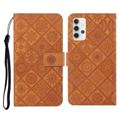 Ethnic Style Embossed Pattern Horizontal Flip Leather Case with Holder & Card Slots & Wallet & Lanyard, For Samsung Galaxy A32  5G, For Xiaomi Redmi Note 10 4G, For Xiaomi Redmi Note 10 Pro