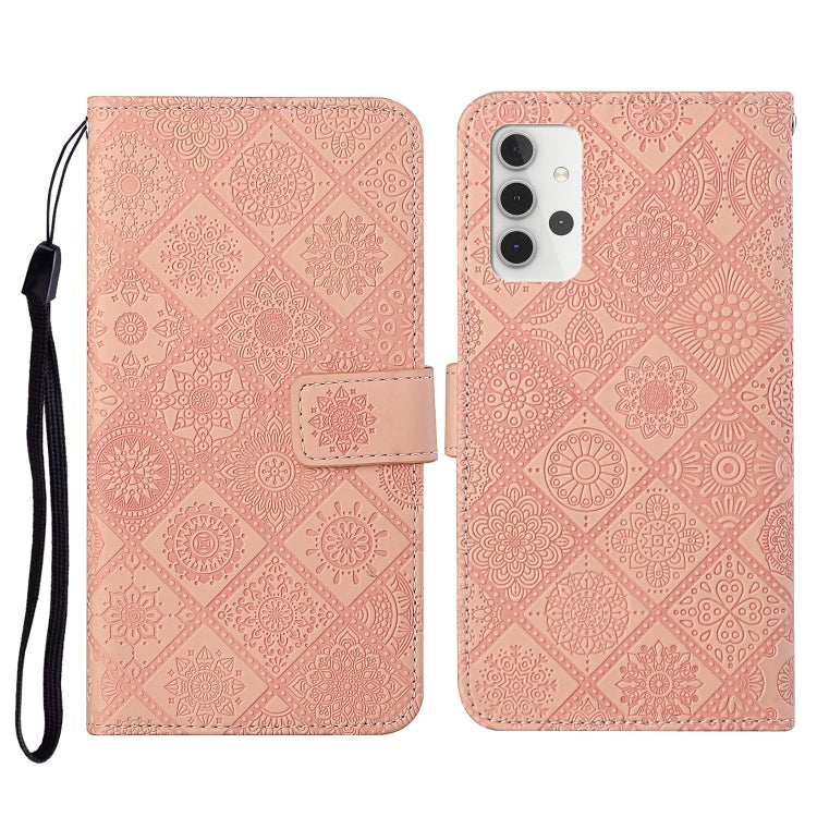 Ethnic Style Embossed Pattern Horizontal Flip Leather Case with Holder & Card Slots & Wallet & Lanyard, For Samsung Galaxy A32  5G, For Xiaomi Redmi Note 10 4G, For Xiaomi Redmi Note 10 Pro