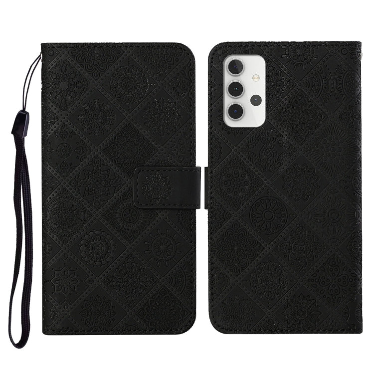 Ethnic Style Embossed Pattern Horizontal Flip Leather Case with Holder & Card Slots & Wallet & Lanyard, For Samsung Galaxy A32  5G, For Xiaomi Redmi Note 10 4G, For Xiaomi Redmi Note 10 Pro