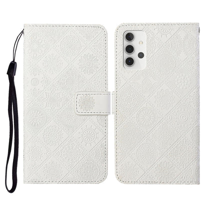 Ethnic Style Embossed Pattern Horizontal Flip Leather Case with Holder & Card Slots & Wallet & Lanyard, For Samsung Galaxy A32  5G, For Xiaomi Redmi Note 10 4G, For Xiaomi Redmi Note 10 Pro