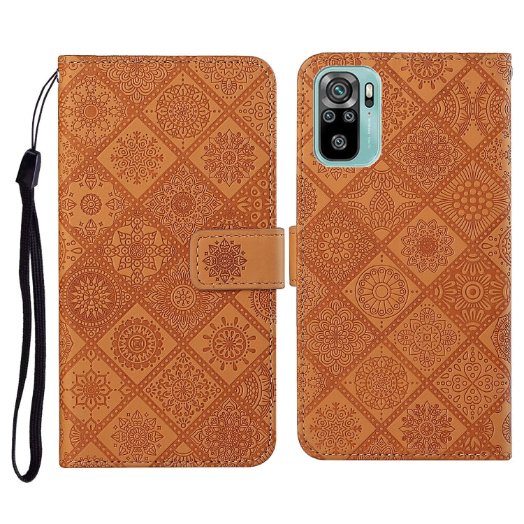 Ethnic Style Embossed Pattern Horizontal Flip Leather Case with Holder & Card Slots & Wallet & Lanyard, For Samsung Galaxy A32  5G, For Xiaomi Redmi Note 10 4G, For Xiaomi Redmi Note 10 Pro