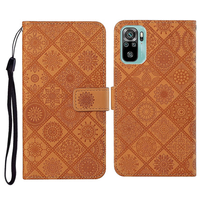 Ethnic Style Embossed Pattern Horizontal Flip Leather Case with Holder & Card Slots & Wallet & Lanyard, For Samsung Galaxy A32  5G, For Xiaomi Redmi Note 10 4G, For Xiaomi Redmi Note 10 Pro