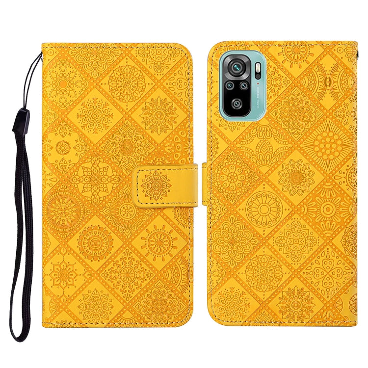 Ethnic Style Embossed Pattern Horizontal Flip Leather Case with Holder & Card Slots & Wallet & Lanyard, For Samsung Galaxy A32  5G, For Xiaomi Redmi Note 10 4G, For Xiaomi Redmi Note 10 Pro