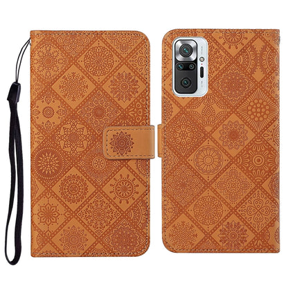 Ethnic Style Embossed Pattern Horizontal Flip Leather Case with Holder & Card Slots & Wallet & Lanyard, For Samsung Galaxy A32  5G, For Xiaomi Redmi Note 10 4G, For Xiaomi Redmi Note 10 Pro
