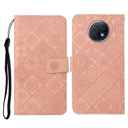 Ethnic Style Embossed Pattern Horizontal Flip Leather Case with Holder & Card Slots & Wallet & Lanyard, For Xiaomi Redmi 9T, For Xiaomi Redmi Note 9T, For vivo Y20
