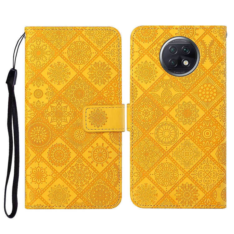 Ethnic Style Embossed Pattern Horizontal Flip Leather Case with Holder & Card Slots & Wallet & Lanyard, For Xiaomi Redmi 9T, For Xiaomi Redmi Note 9T, For vivo Y20