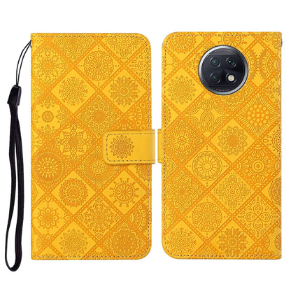 Ethnic Style Embossed Pattern Horizontal Flip Leather Case with Holder & Card Slots & Wallet & Lanyard, For Xiaomi Redmi 9T, For Xiaomi Redmi Note 9T, For vivo Y20