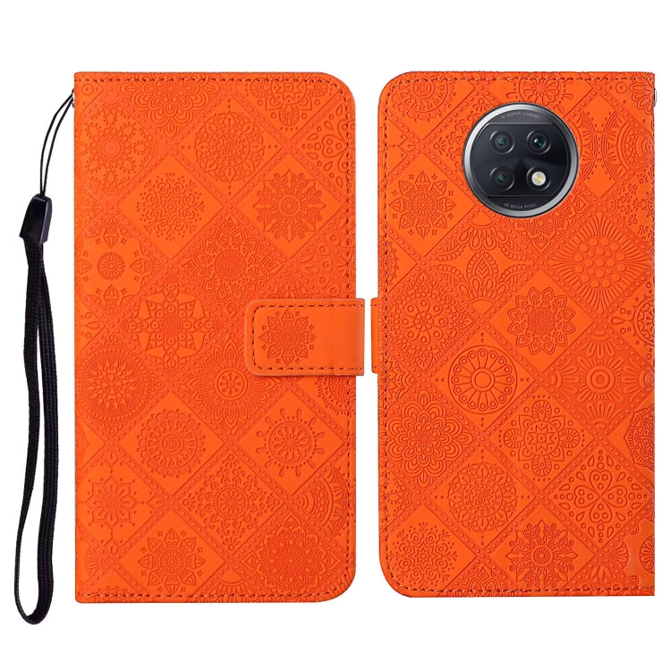 Ethnic Style Embossed Pattern Horizontal Flip Leather Case with Holder & Card Slots & Wallet & Lanyard, For Xiaomi Redmi 9T, For Xiaomi Redmi Note 9T, For vivo Y20