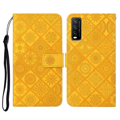Ethnic Style Embossed Pattern Horizontal Flip Leather Case with Holder & Card Slots & Wallet & Lanyard, For Xiaomi Redmi 9T, For Xiaomi Redmi Note 9T, For vivo Y20