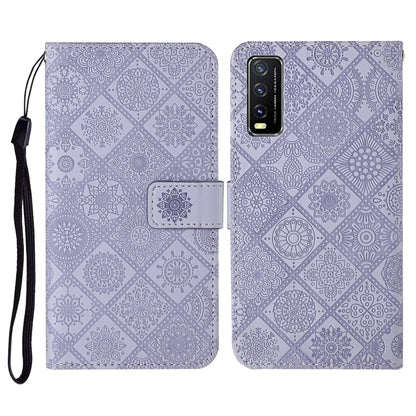 Ethnic Style Embossed Pattern Horizontal Flip Leather Case with Holder & Card Slots & Wallet & Lanyard, For Xiaomi Redmi 9T, For Xiaomi Redmi Note 9T, For vivo Y20