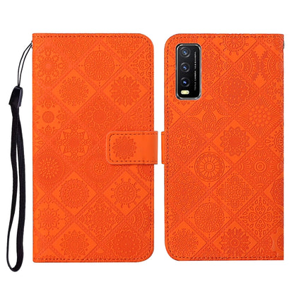 Ethnic Style Embossed Pattern Horizontal Flip Leather Case with Holder & Card Slots & Wallet & Lanyard, For Xiaomi Redmi 9T, For Xiaomi Redmi Note 9T, For vivo Y20