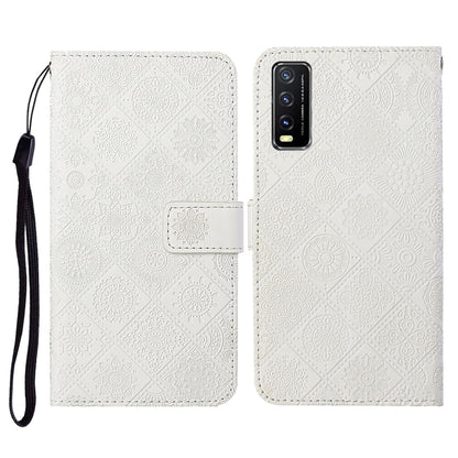 Ethnic Style Embossed Pattern Horizontal Flip Leather Case with Holder & Card Slots & Wallet & Lanyard, For Xiaomi Redmi 9T, For Xiaomi Redmi Note 9T, For vivo Y20