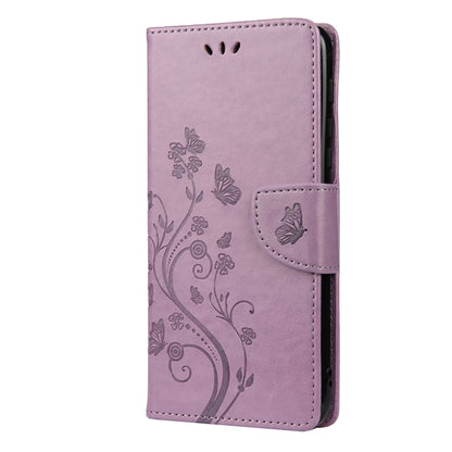 Butterfly Flower Pattern Horizontal Flip Leather Case with Holder & Card Slots & Wallet, For Motorola Moto G30, For Nokia 5.4, For Xiaomi Redmi Note 10 Pro