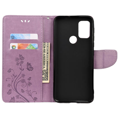 Butterfly Flower Pattern Horizontal Flip Leather Case with Holder & Card Slots & Wallet, For Motorola Moto G30, For Nokia 5.4, For Xiaomi Redmi Note 10 Pro