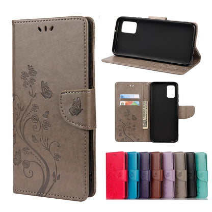 Butterfly Flower Pattern Horizontal Flip Leather Case with Holder & Card Slots & Wallet, For Motorola Moto G30, For Nokia 5.4, For Xiaomi Redmi Note 10 Pro