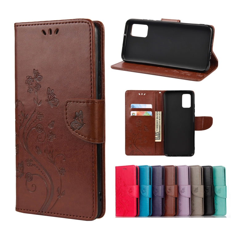 Butterfly Flower Pattern Horizontal Flip Leather Case with Holder & Card Slots & Wallet, For Motorola Moto G30, For Nokia 5.4, For Xiaomi Redmi Note 10 Pro