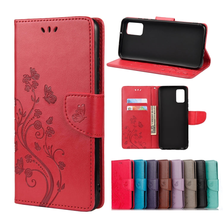 Butterfly Flower Pattern Horizontal Flip Leather Case with Holder & Card Slots & Wallet, For Motorola Moto G30, For Nokia 5.4, For Xiaomi Redmi Note 10 Pro
