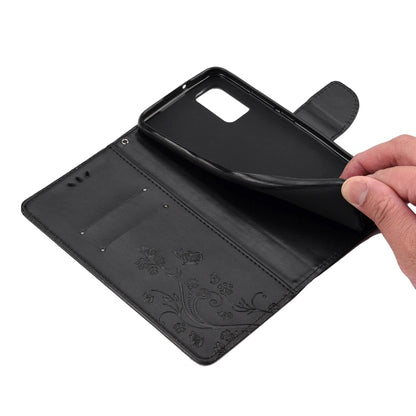 Butterfly Flower Pattern Horizontal Flip Leather Case with Holder & Card Slots & Wallet, For Xiaomi Redmi Note 10 5G, For Xiaomi Redmi Note 10 / Note 10s, For Xiaomi Poco F3