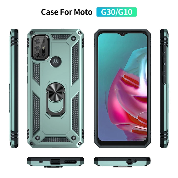 Shockproof TPU + PC Protective Case with 360 Degree Rotating Holder, For Motorola Moto G10 / G30, For Xiaomi Mi 11 Pro, For Xiaomi Redmi Note 10 Pro
